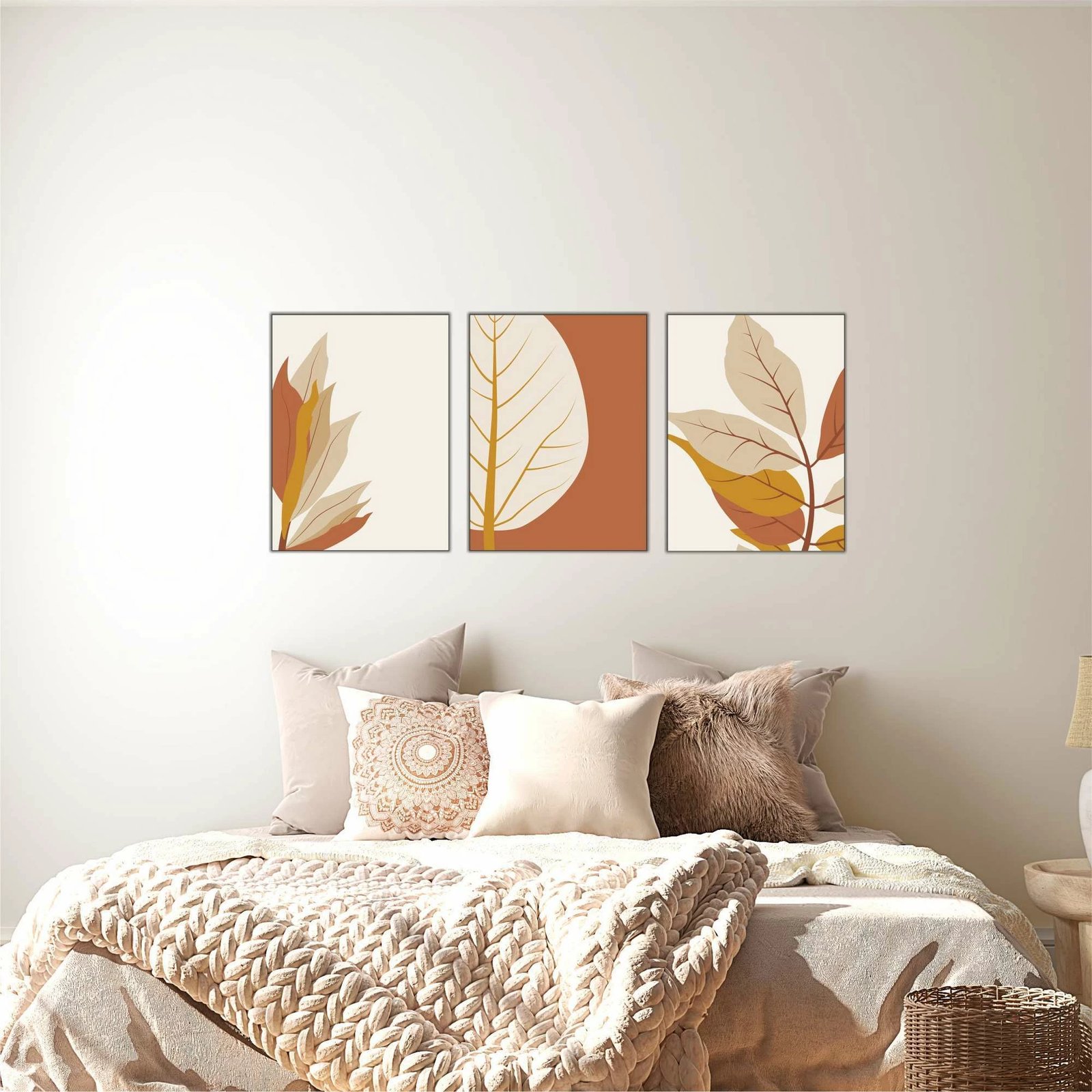 Pikturë dekorative MDF (3 copë), Wallity, shumëngjyrëshe, Mdf - 00116