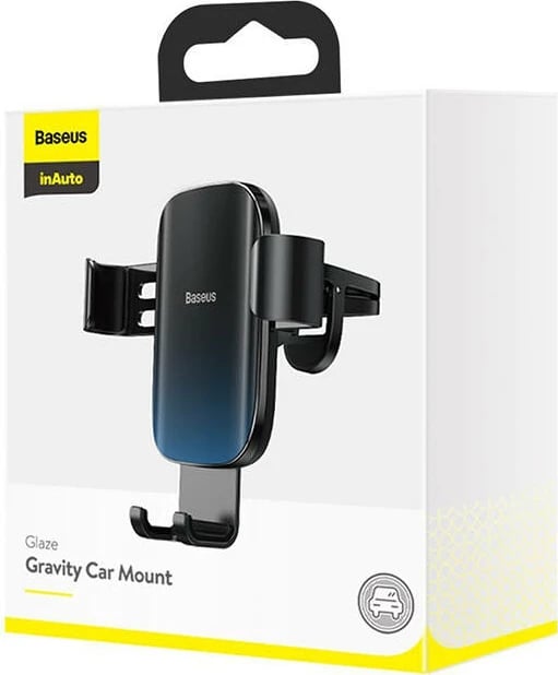 Mbështjellës Baseus Glaze Gravity Car Mount SUYL-LG01 për veturë, për ventilim, i zi