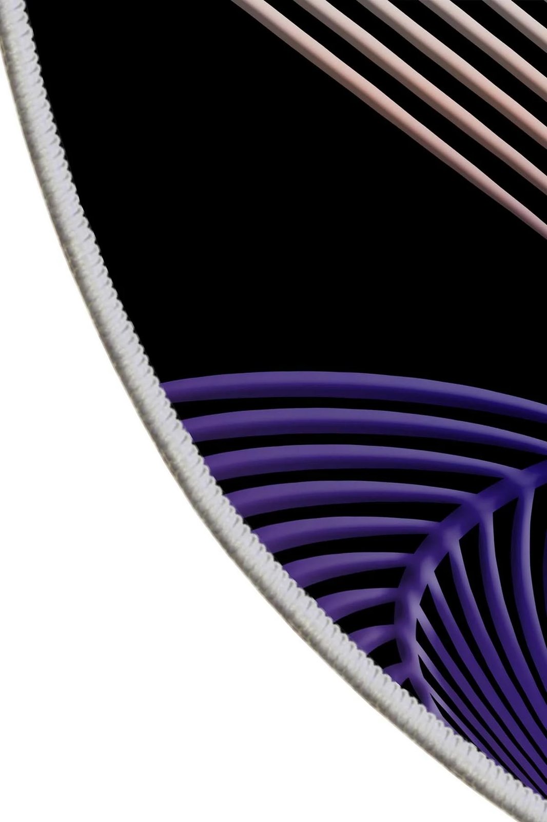 Qilim rrumbullak, shumëngjyrësh, 60 cm, Conceptum Hypnose, Hmnt932