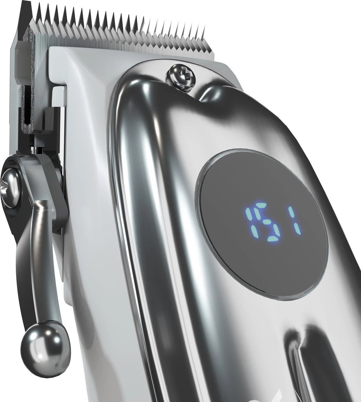 Makinë rroje Adler AD 2831, për meshkuj, me bateri, ngjyrë argjendi