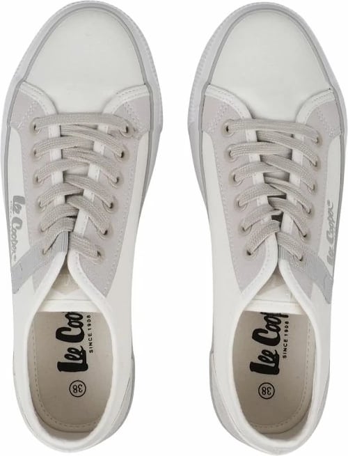 Këpucë femra Lee Cooper, të bardha