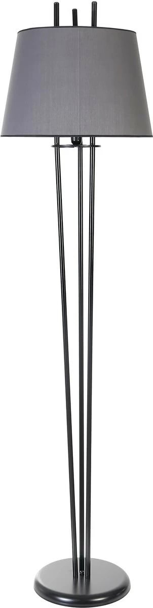 Llambë dyshemeje Opviq, ngjyrë gri e errët dhe e zezë, 165cm