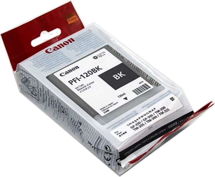 Kartush bojë, Canon, PFI-120BK (2885C001), 130 ml, i zi