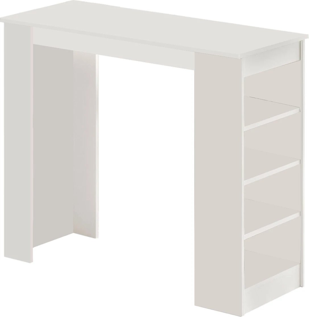 Tavolinë për bar, ngjyrë e bardhë, Hanah Home, St1-W