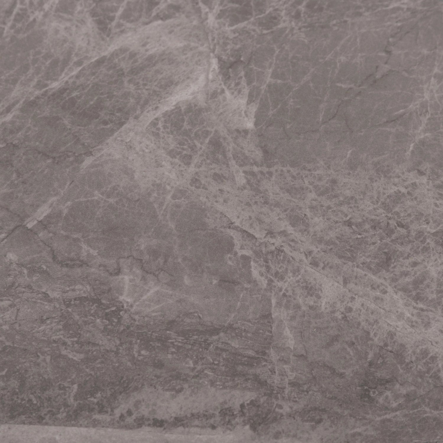 Tavolinë ngrënieje RAVEN, sipërfaqe qeramike, pamje mermeri gri, 160x80x74cm