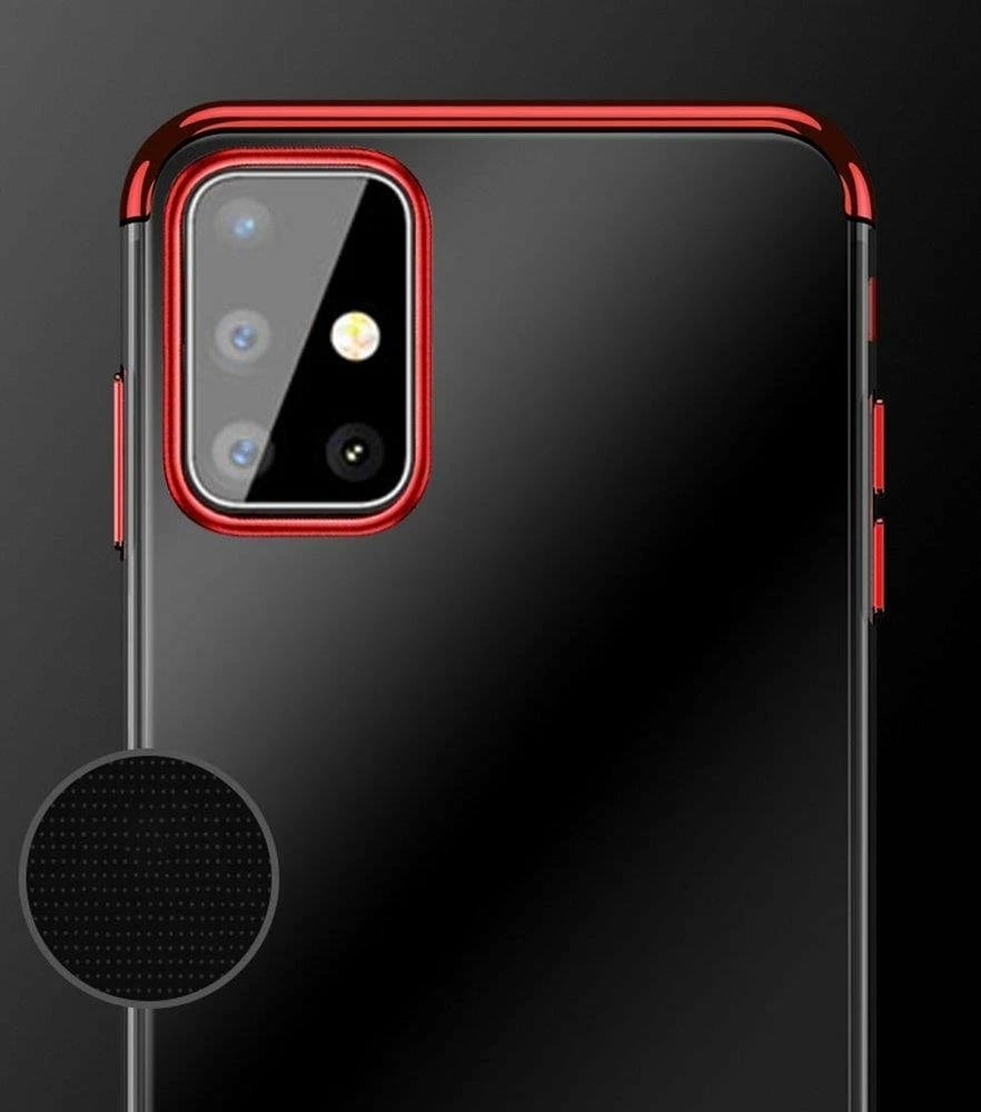 Mbështjellës Hurtel Clear Color 0.3mm për Samsung Galaxy A72, TPU, Kaltër/Transparent