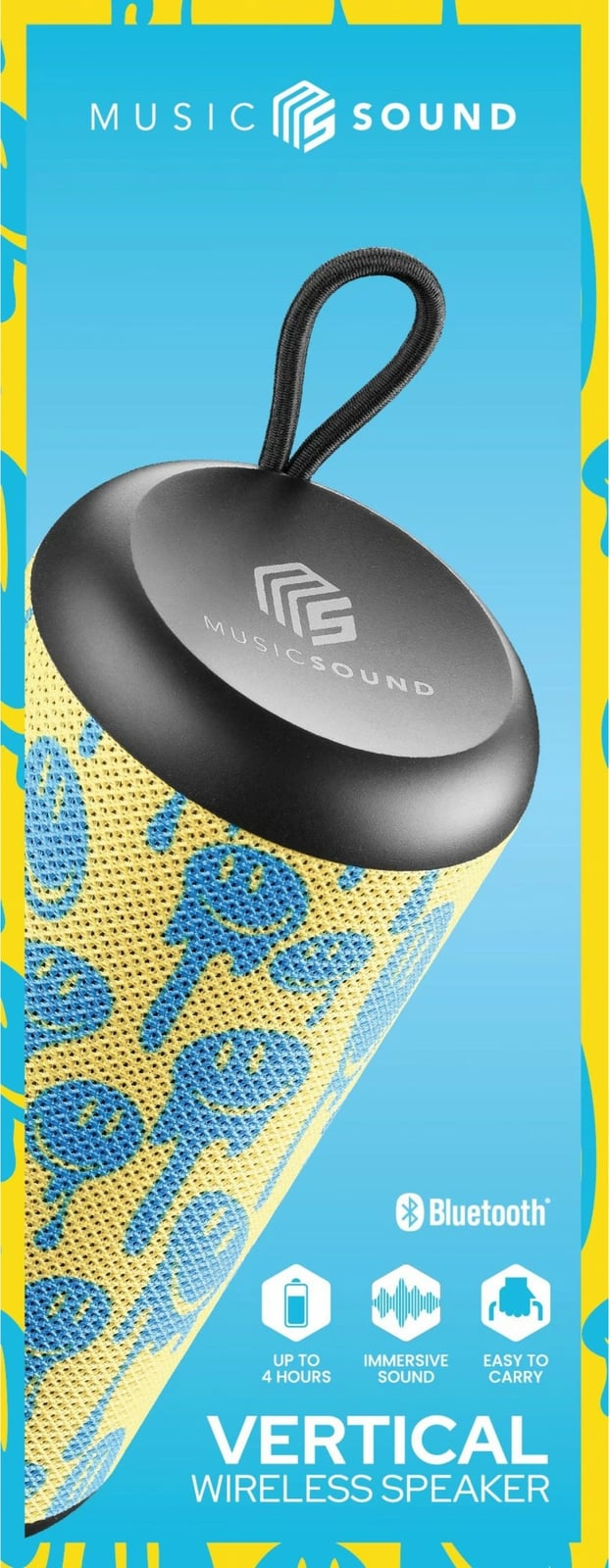 Altoparlant Bluetooth Cellular Line Smile, 5W, portativ, verdhë