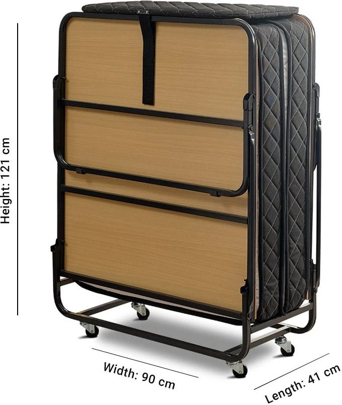 Krevat palosës Hanah Home XL, i bardhë dhe i zi