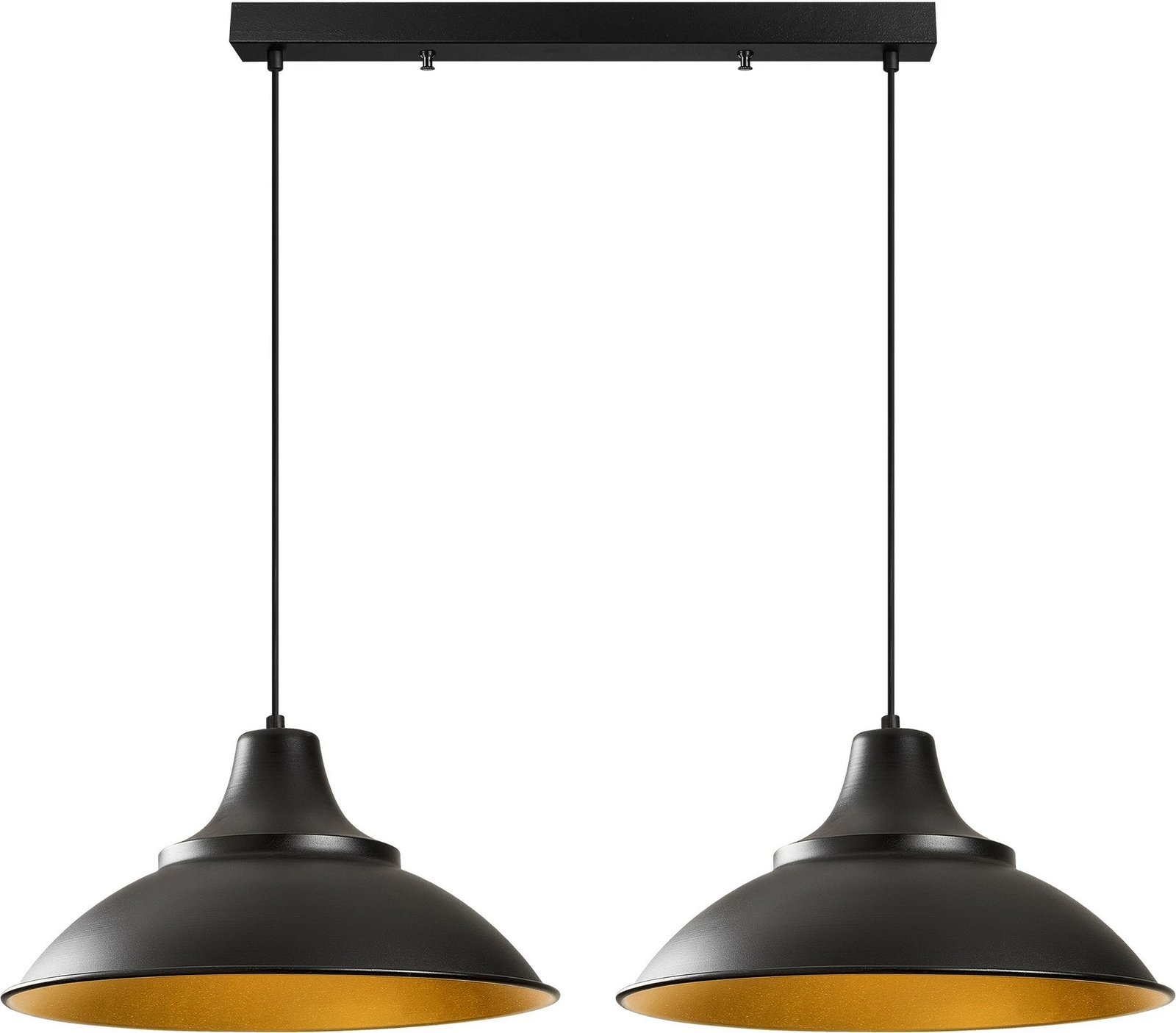 Llambë tavani Opviq, Sağlam - 3733, e zezë dhe ari, lartësi e rregullueshme