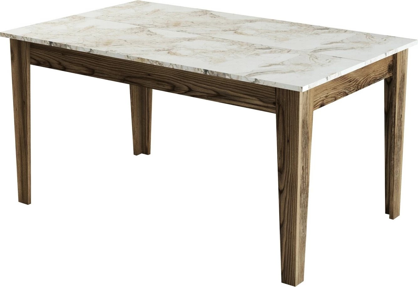 Set mobiljesh për dhomë dite, Milan 523, ngjyrë arre dhe e bardhë