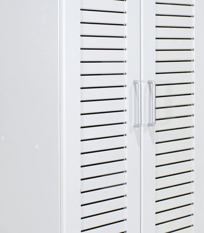 Dollap këpucësh Sante 21 palë ngjyrë e bardhë e errët 60x37x183cm