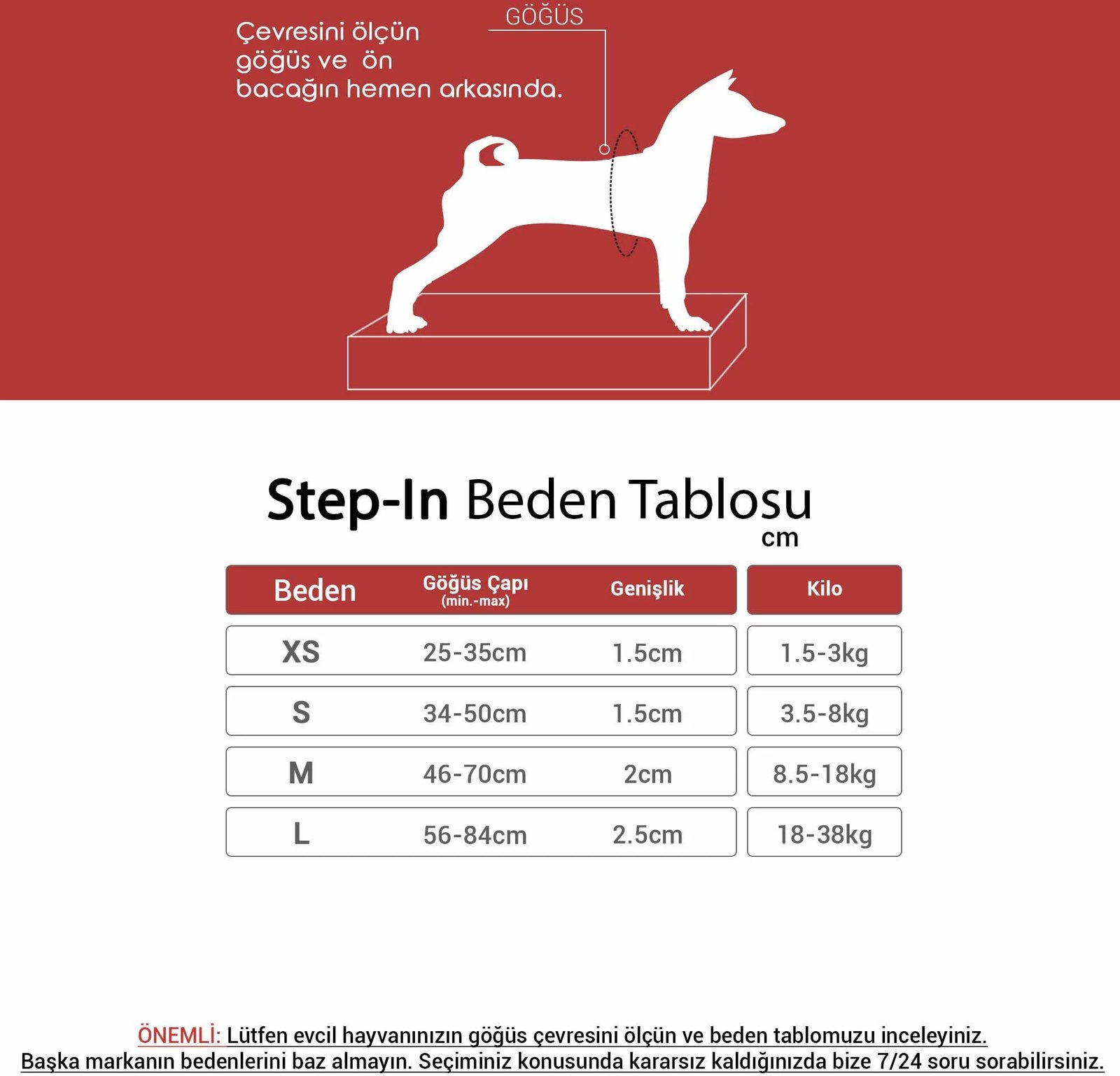 Parzmore për qen, Paws & Whiskers, step-in, portokalli