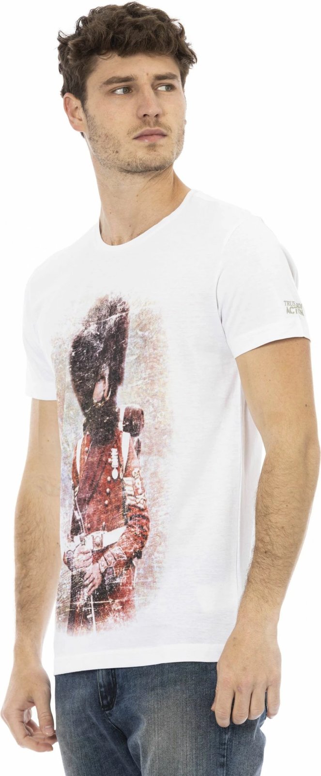 Maicë për meshkuj Trussardi, e bardhë