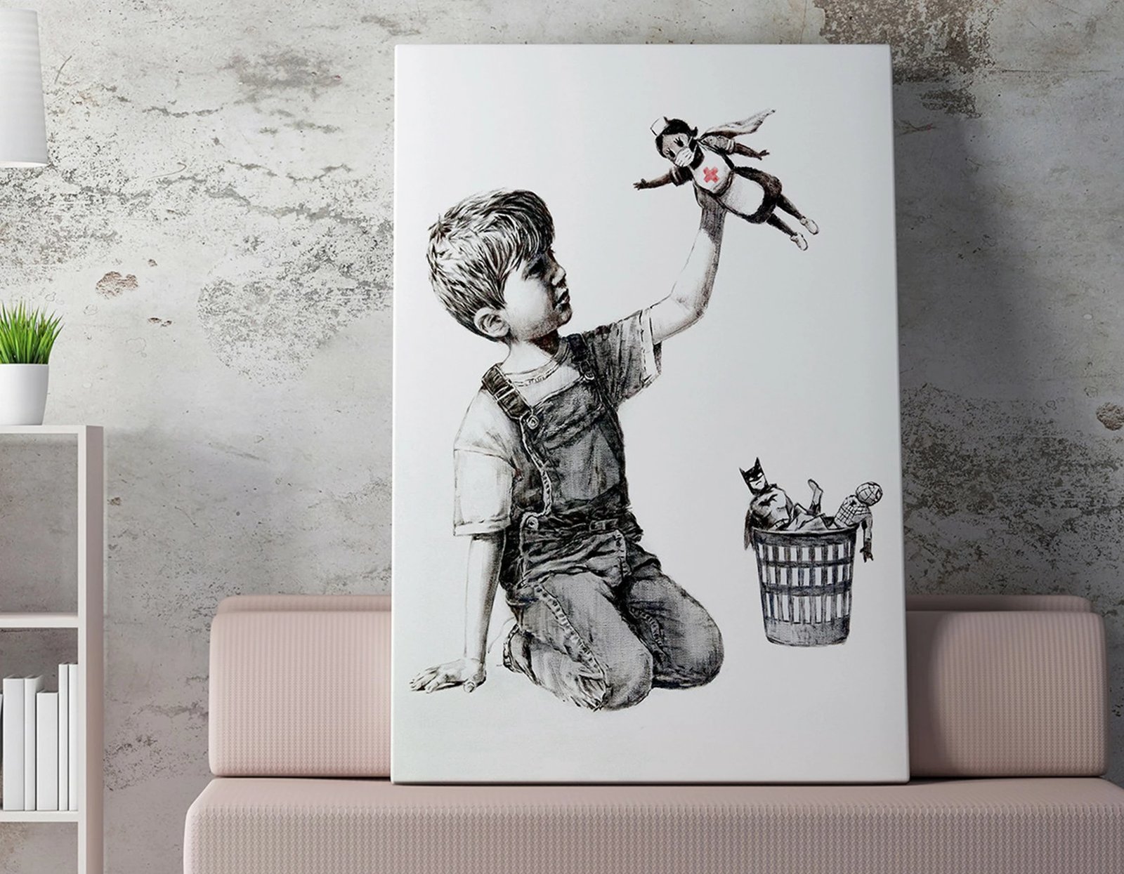 Pikturë dekorative në kanavacë Wallity, WY62, 70x100cm