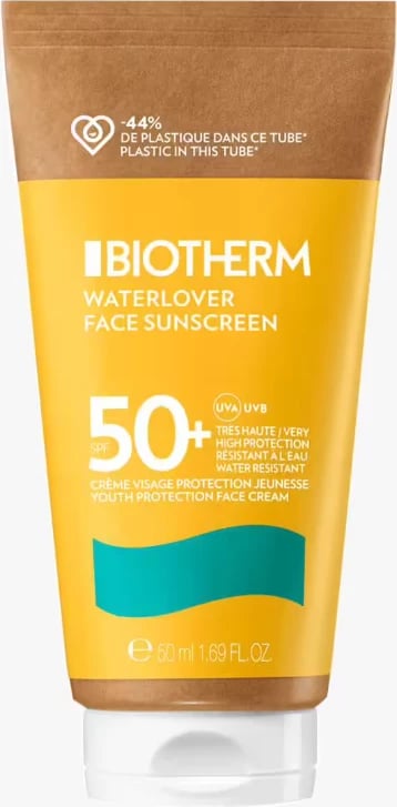 Krem ​​kundër diellit Biotherm Waterlover Creme Solaire Anti-Age SPF50, 50 ml