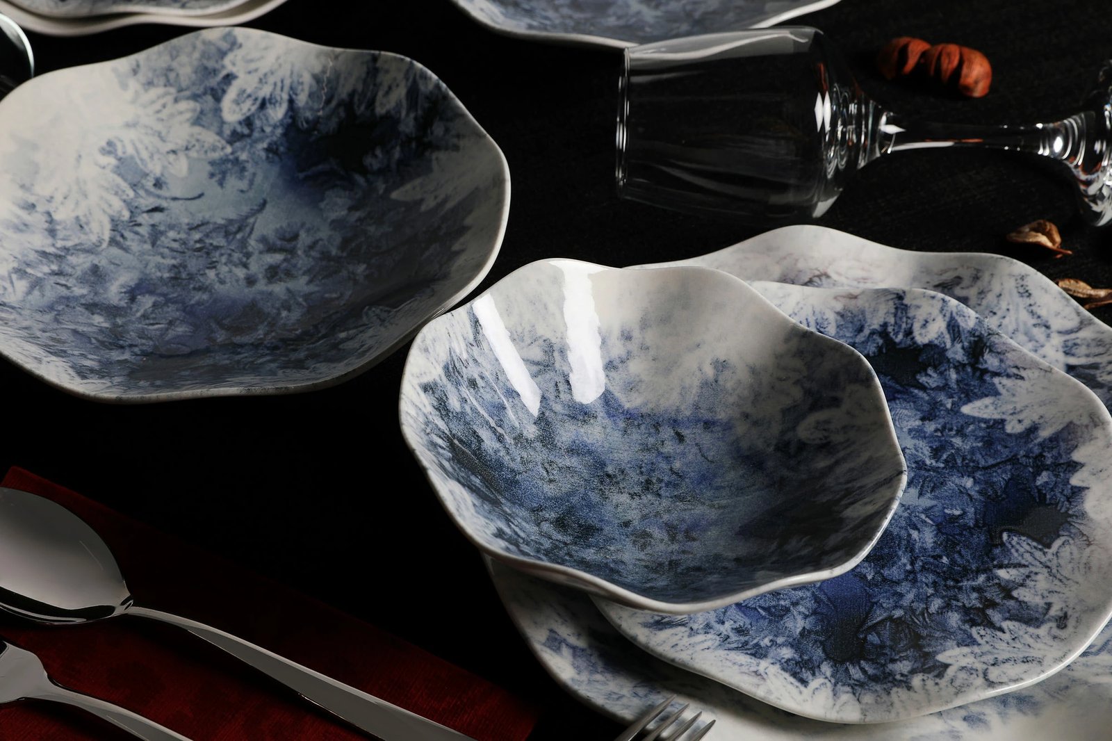 Set enësh për drekë (24 copë), Hermia, GBSNES24Y4101968