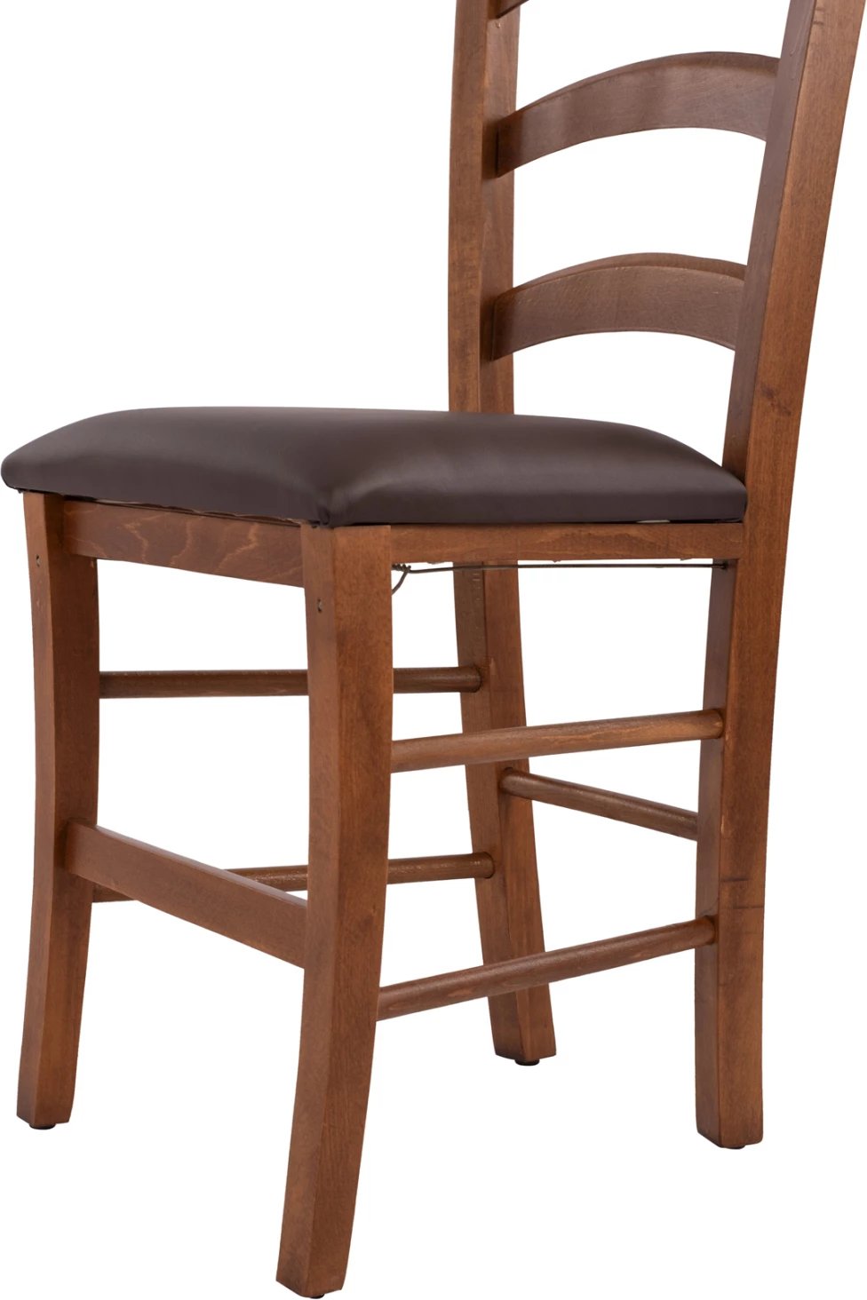 Karrige ngjyrë arre Paros FH5584 me ulëse kafe PU 43x40x88 cm