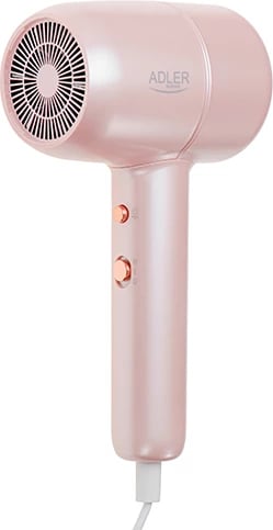 Tharëse flokësh, Adler, AD 2279p, 1600–1800W, 2 shpejtësi, 2 temperatura, jonizim, kabllo 1.8m, rozë