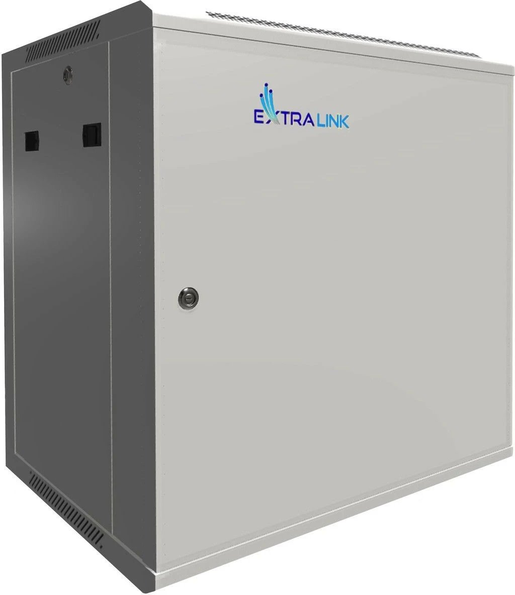Kasë muri Extralink EX.12974, 12U, 600x450, çelik, Gri