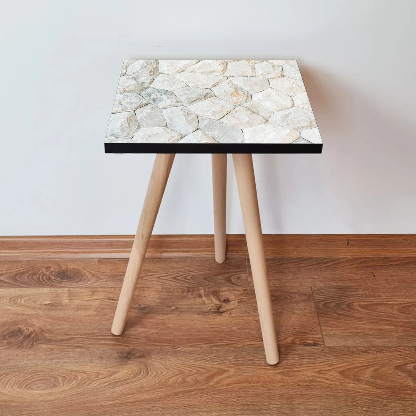 Tavolinë anësore Skye Decor, SHP390, e bardhë