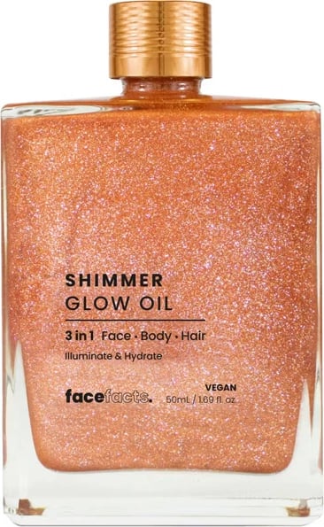 Face Facts 3in1 Shimmer Glow Oil - 50ml