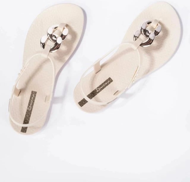 Sandale flip-flop për femra Ipanema, bezhë