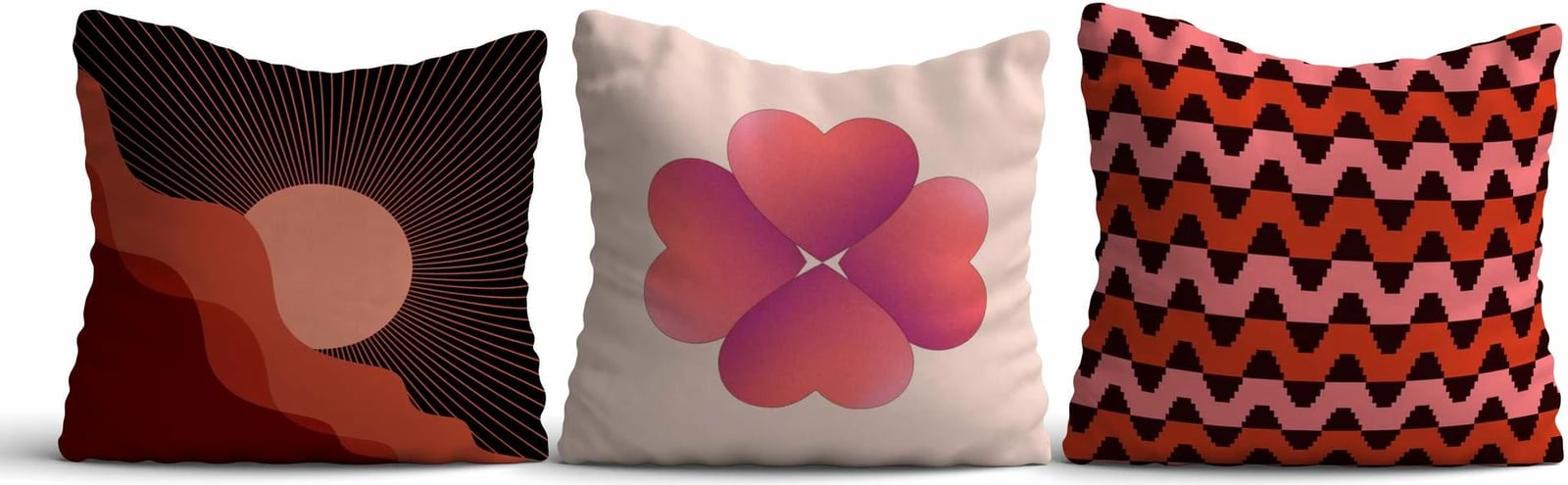 Set mbulesash për jastëkë (3 copë), dizajn Aberto, Asr_plw25 - 27