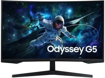 Monitor gaming, Samsung Odyssey G5 G55C LS32CG554EU 32" QHD 165Hz 1ms 1000R HDR10 AMD FreeSync, e zezë