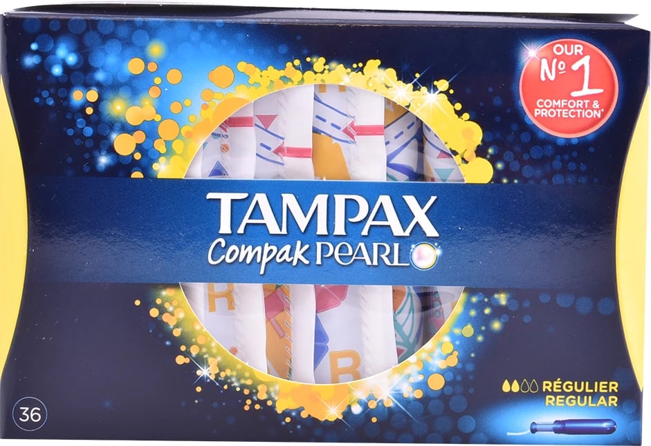 Tampona për femra Tampax Pearl Compak Regular 36 copë