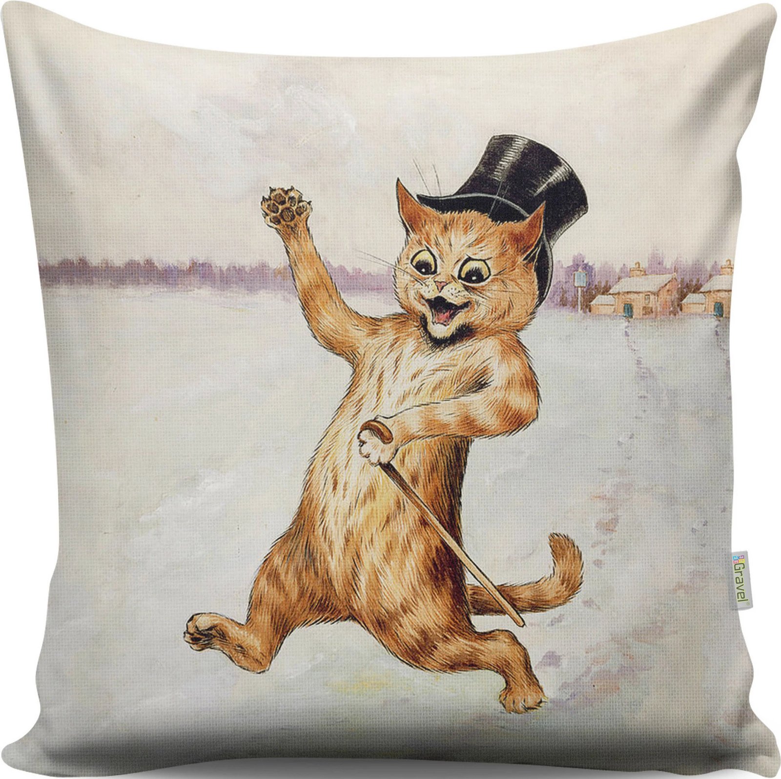 Jastëk dekorativ Evila Originals, A13067, shumëngjyrësh, 43x43cm