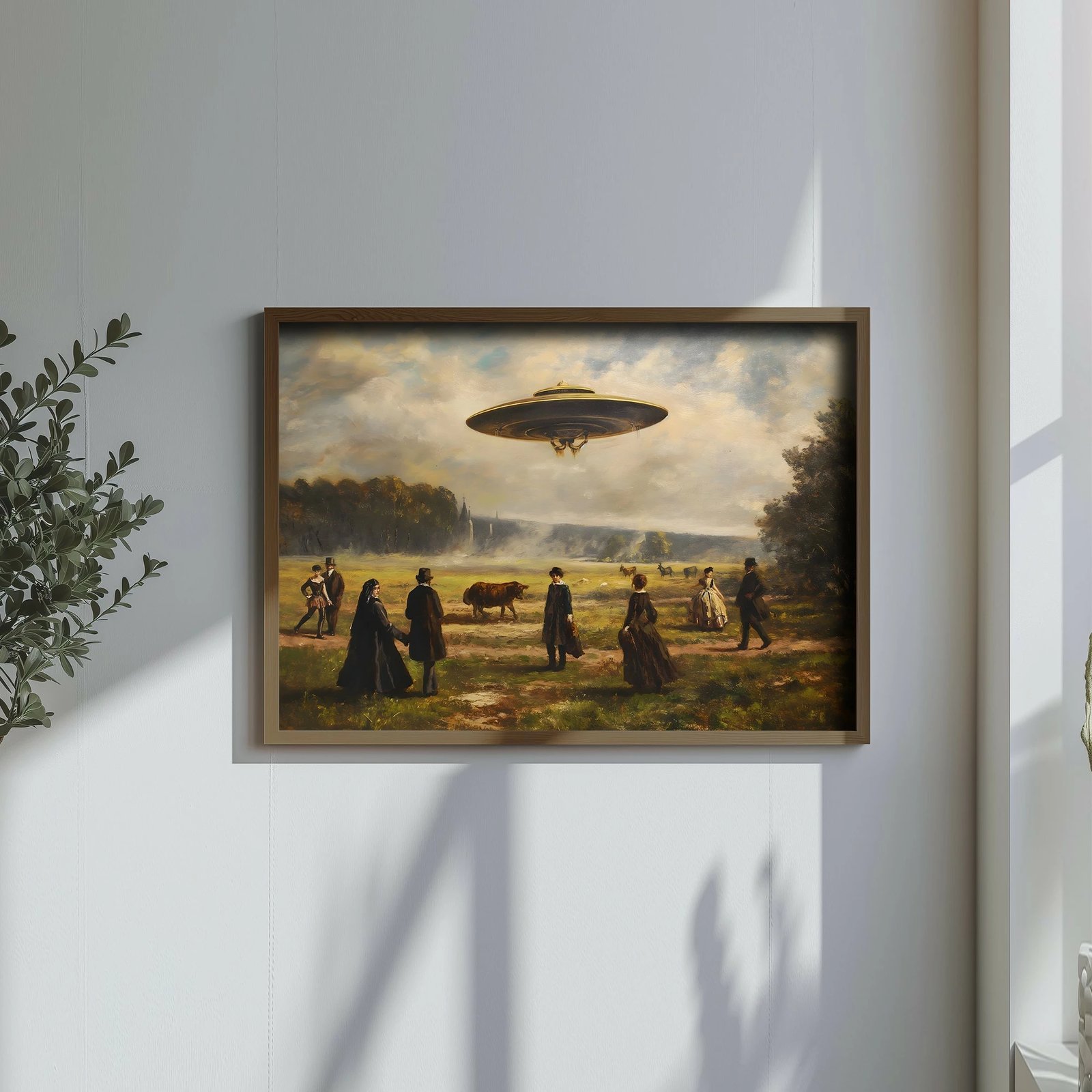 Pikturë dekorative me kornizë MDF, Wallity, GE194-L