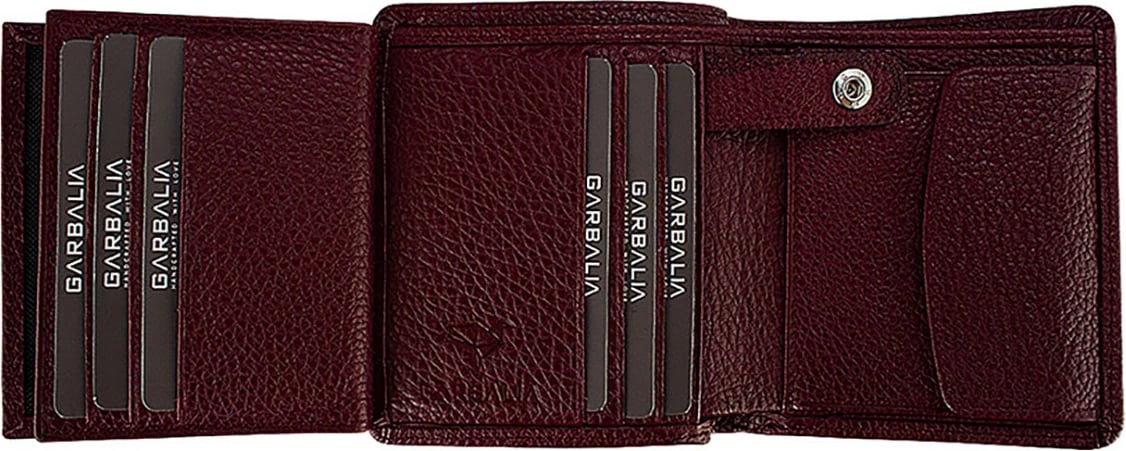 Portofol për burra, Zoozie Bags, ngjyrë e kuqe claret, Kanada