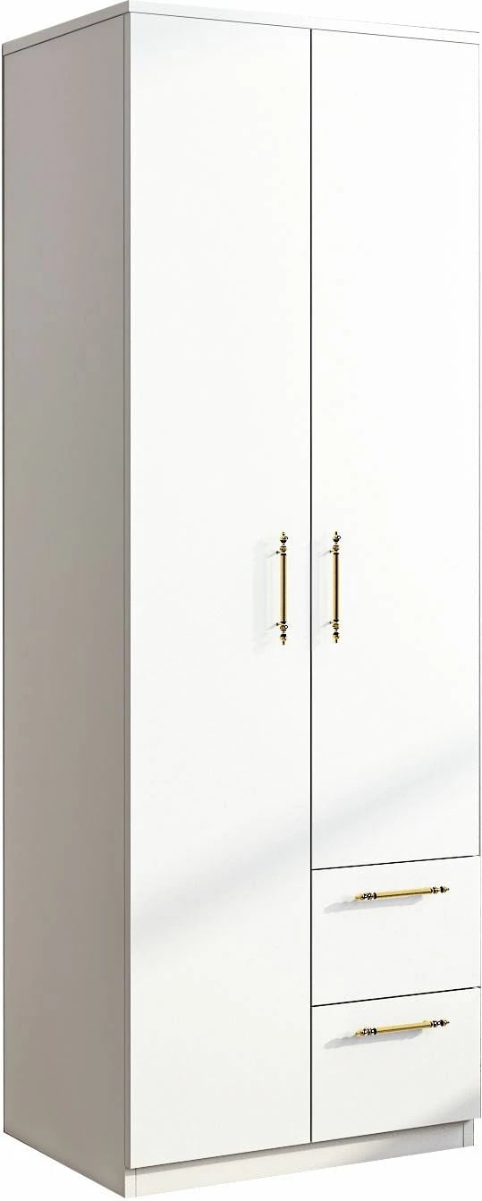 Dollap Merlin 2, ngjyrë e bardhë, Skye Decor