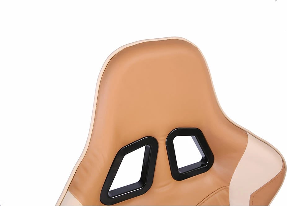 Karrige gaming EXPLOR për zyre, ngjyrë mocca-grez, 50x71x135