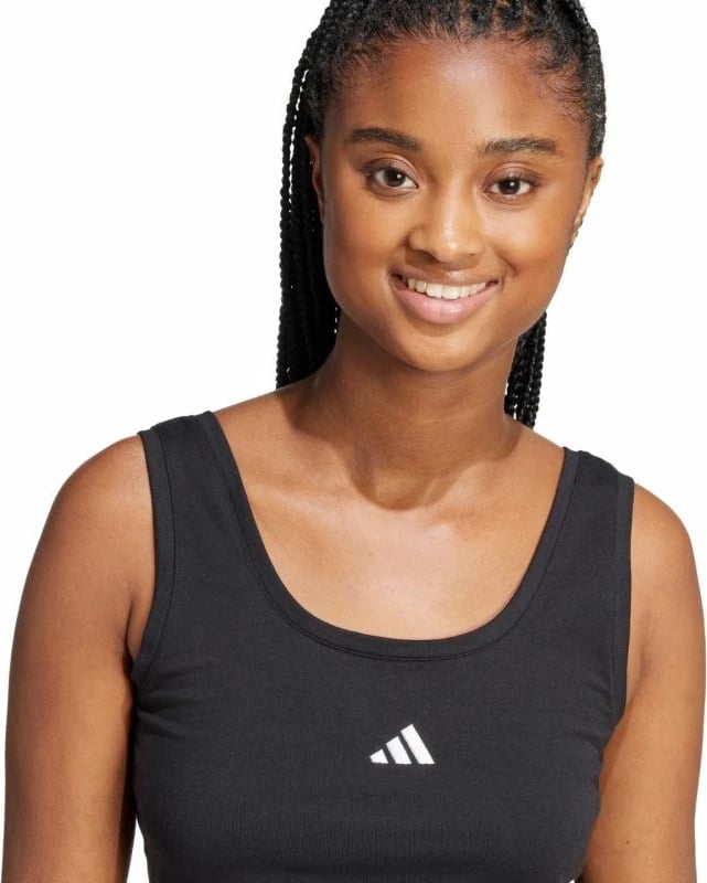 Maicë për femra adidas, e zezë
