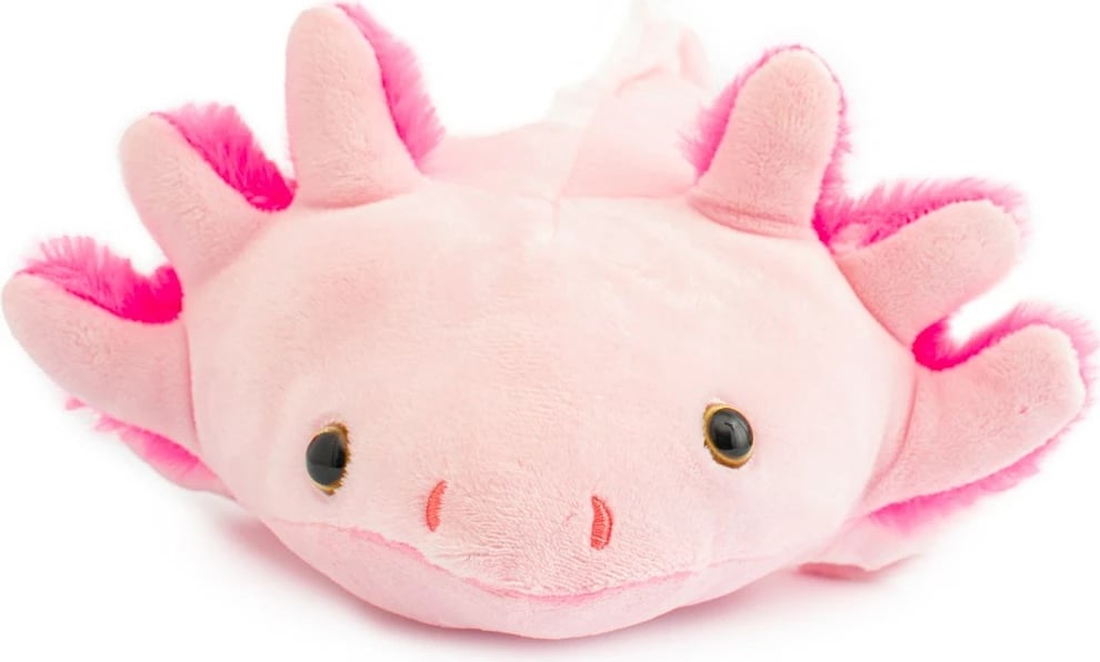 Lodër plushe, Baby Mix, Axolotl, 45 cm, rozë