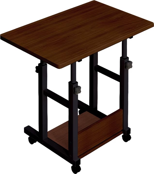 Sipërfaqe tavoline mobile, ngjyrë lisi të errët, 80x40x68cm