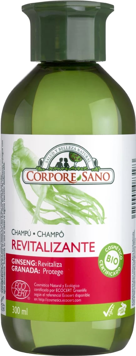 Shampon unisex Corpore Revitalizante Ginseng dhe Shegë 300ml