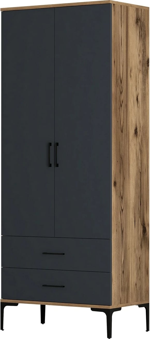 Dollap Hanah Home, Kumsal T, ngjyrë arre dhe antracit