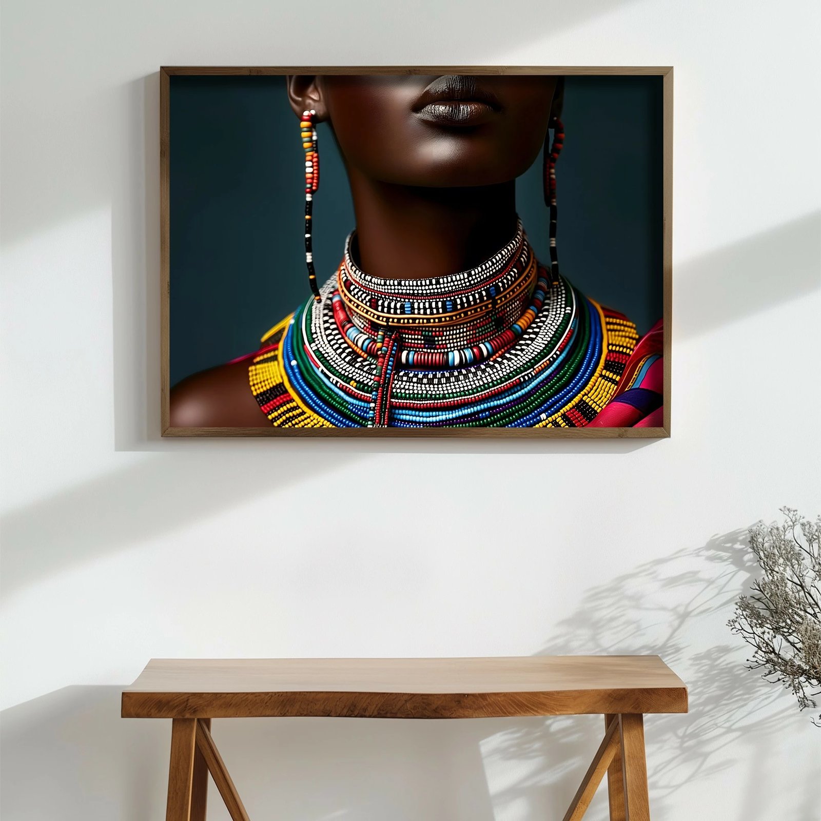 Pikturë dekorative me kornizë MDF, shumëngjyrëshe, Wallity, GE246-L