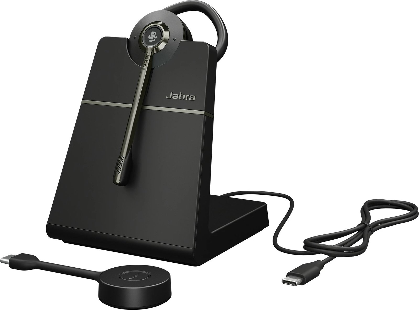 Kufje Jabra Engage 55 SE, USB-C MS Convertible, Wireless, E zezë