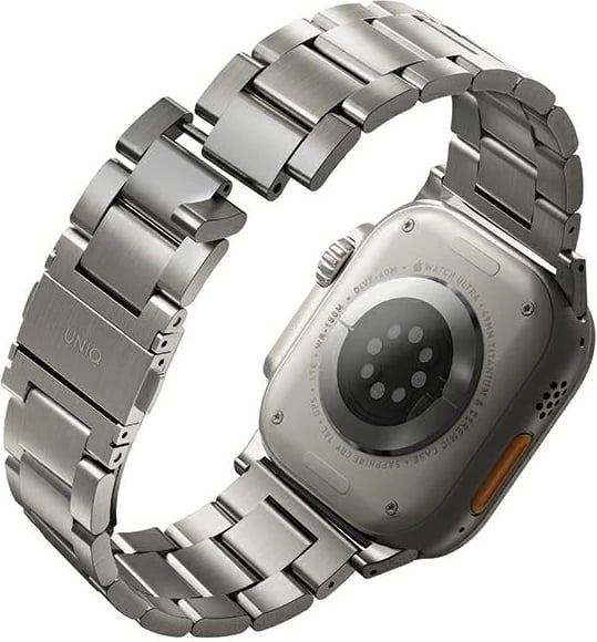 Rrip çeliku inox për Apple Watch UNIQ Osta, 42/44/45/49mm, Argjend