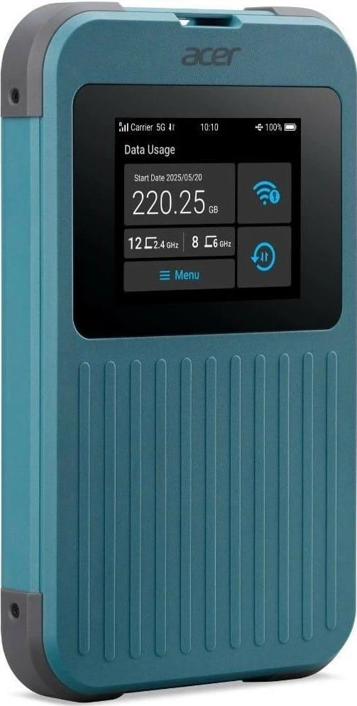 Hotspot mobil Acer Connect M4 5G, Wi-Fi 6, ekran me prekje, bateri 8000mAh