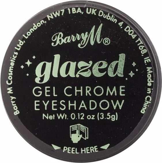 Hije për sy për femra Barry M Glazed Gel Chrome So Charming e gjelbër 3.5g