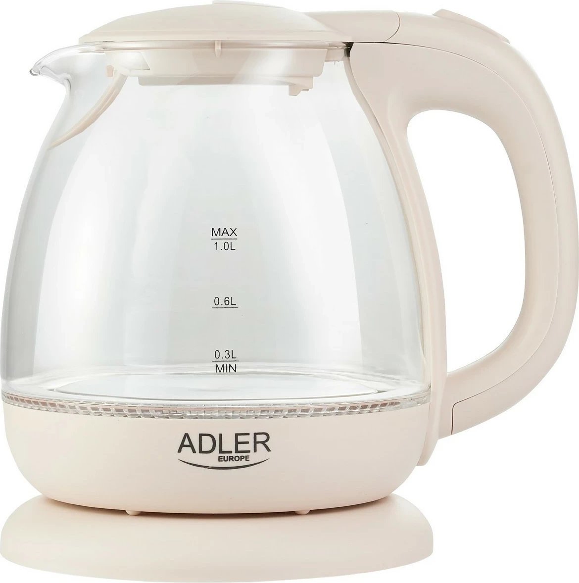 Çajnik Adler AD 1283, 1L, 1100W, bezhë