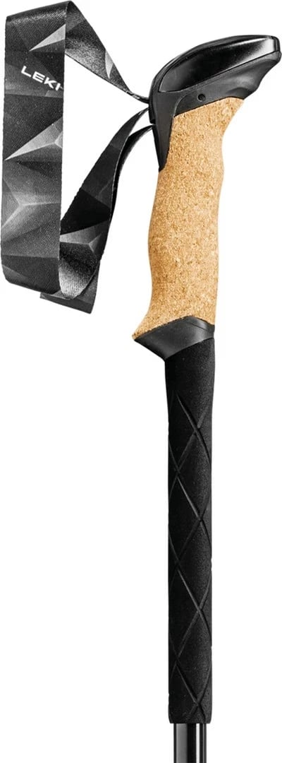 Shkop trekking LEKI Black Series Carbon, teleskopik, unisex, i zi