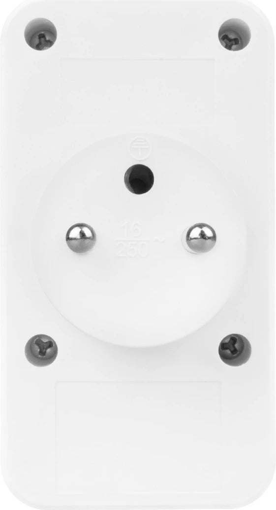 Shpërndarës prizash Maclean MCE249 F/W, 2 dalje AC (Schuko + Euro), 2x USB-A 18W, 2x USB-C PD 20W, i bardhë