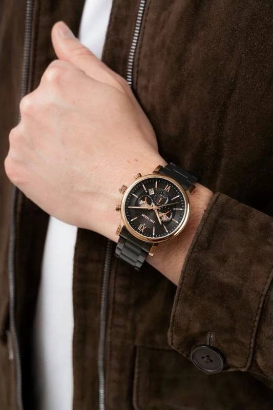 Orë dore për meshkuj Paul Lorens, e zezë