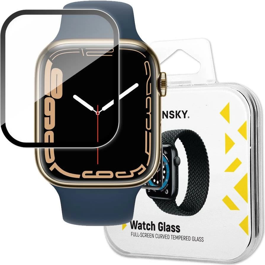 Xham mbrojtës hibrid për Apple Watch, Wozinsky, PPDGL-01, 41mm, i zi