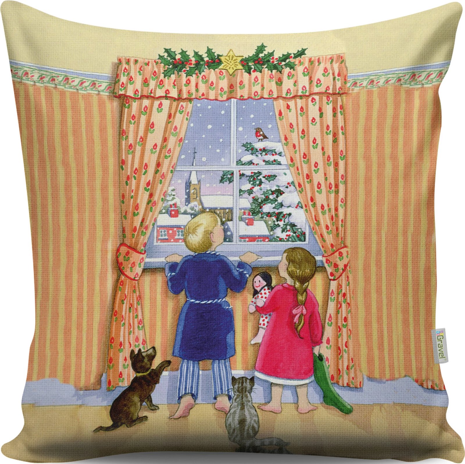 Jastëk Evila Originals, shumëngjyrësh, A13054, 43x43cm